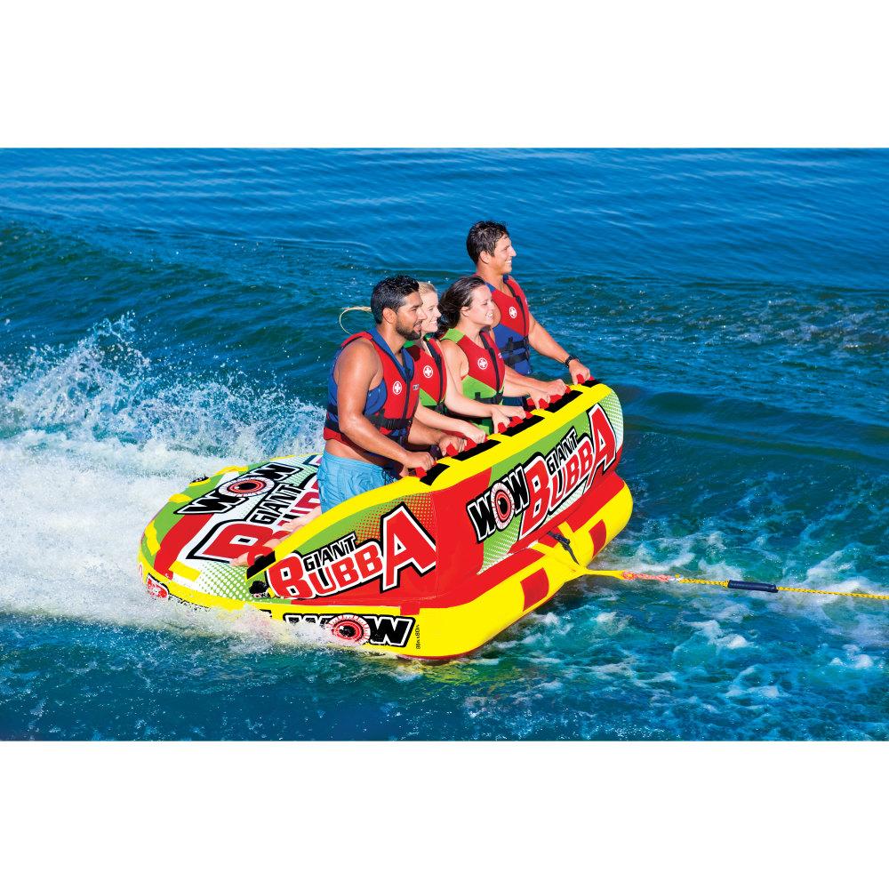 WOW 171070 Giant Bubba Hi-Vis Inflatable Towable for 1-4 Riders