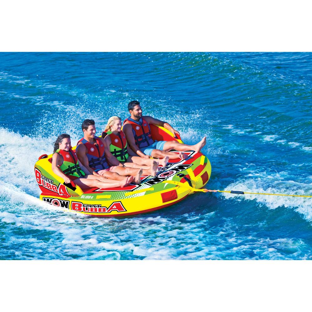 WOW 171070 Giant Bubba Hi-Vis Inflatable Towable for 1-4 Riders