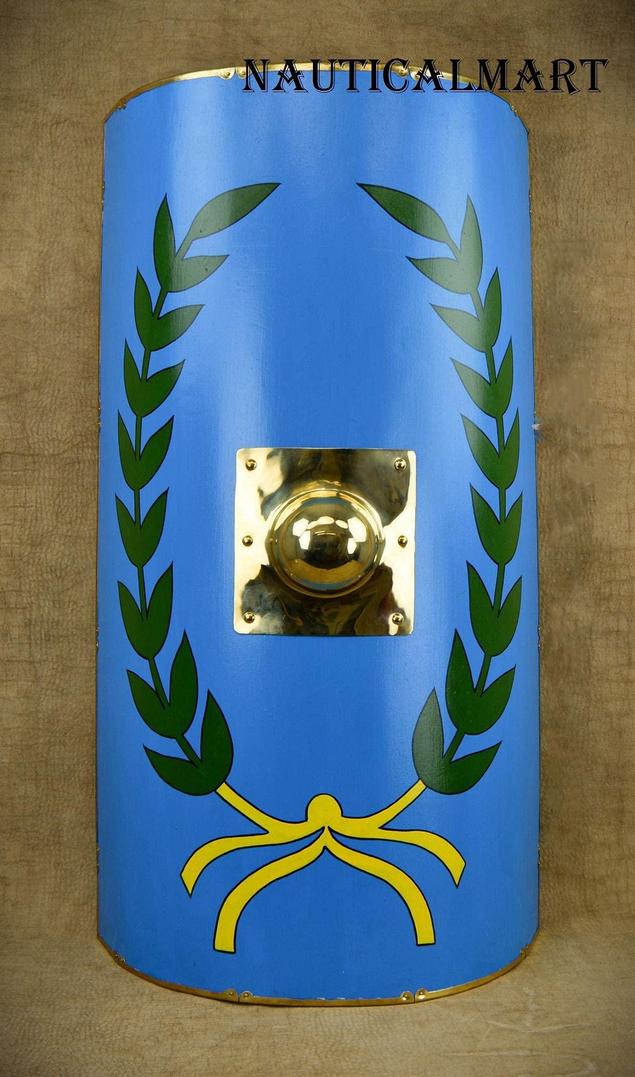 Medieval Roman Arena Shield Blue