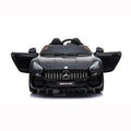 Lowestbest Electric Cars for Kids, Black 12V Kids Battery Powered Ride On Car w/ Remote Control, LED Lights, MP3 Player, 3 Speeds, Best Gift for Boy &amp; Girls