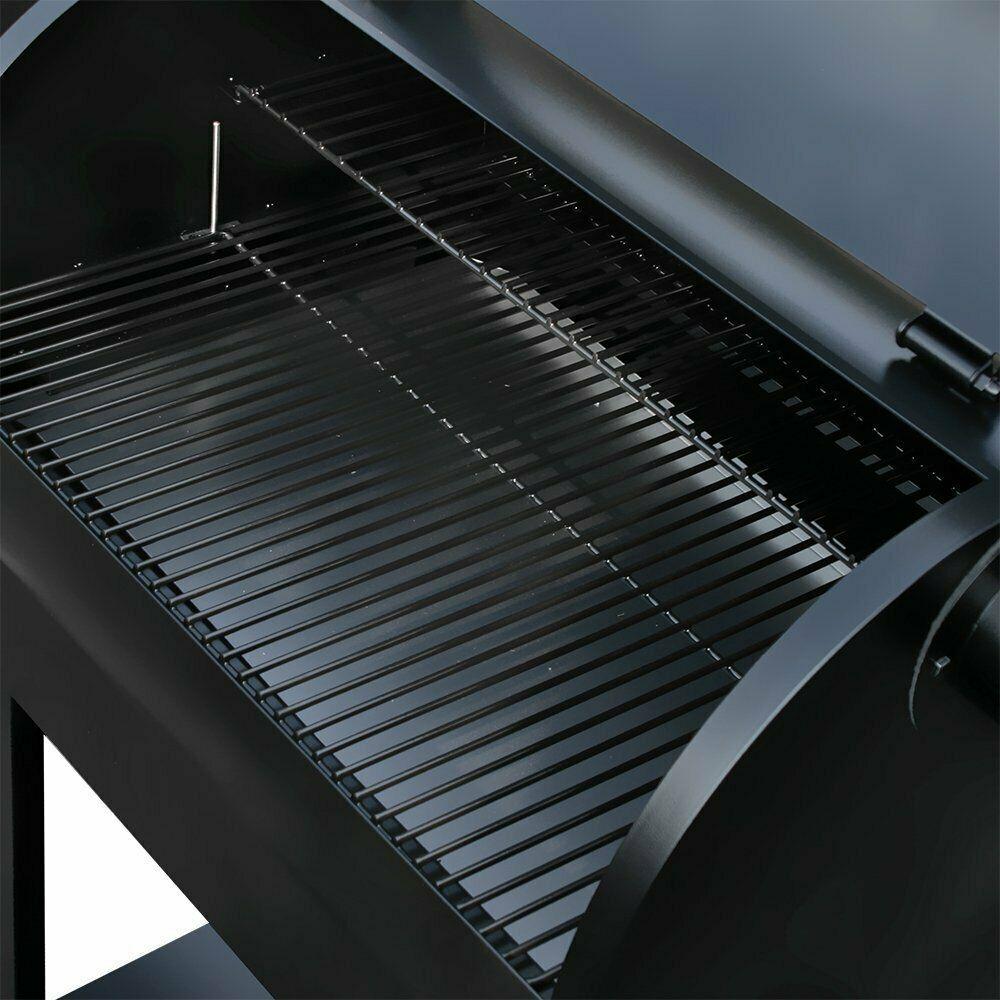 Pellet Grill BBQ Smoker Outdoor Coowith Folding Shelf & Cover