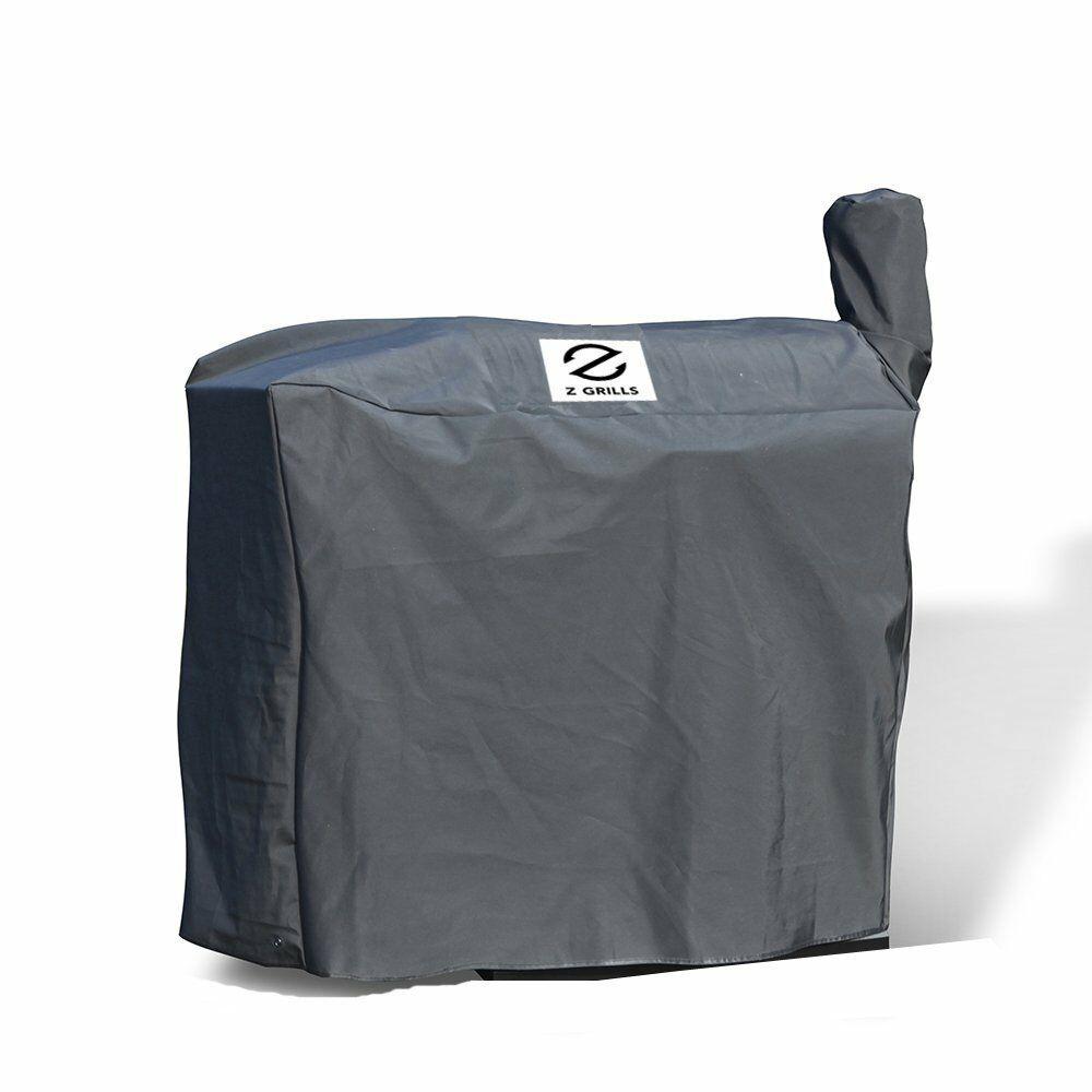Pellet Grill BBQ Smoker Outdoor Coowith Folding Shelf & Cover