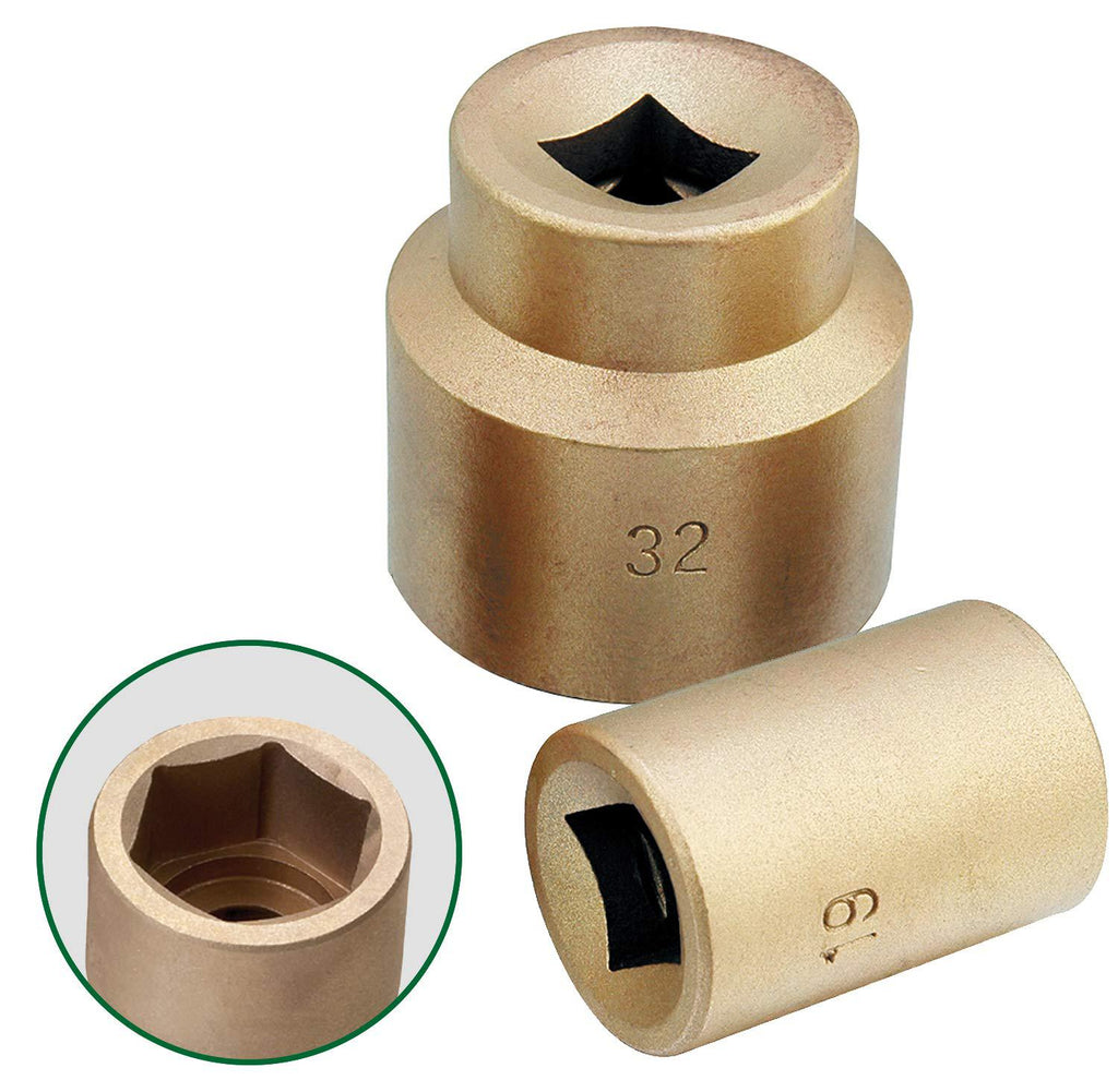 CS UniEX1503D-055UA Non-SparAluminum Bronze (Albr) 1-3/4 6 Point Socket, 1In Drive