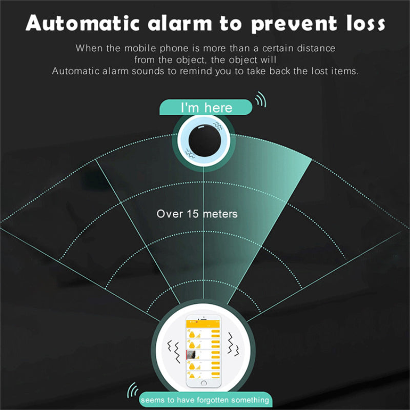 5pcs GPS Wireless Smart TracFinder, Anti-Loss Device With Keychain For Pet Cats Dogs Wallet Key