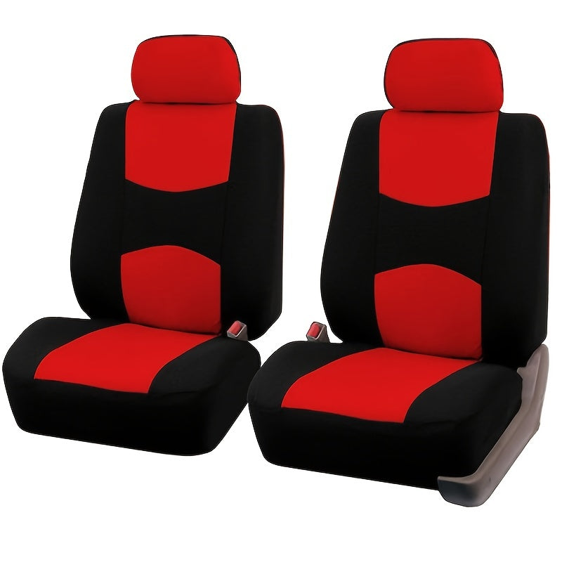 Upgrade Your Car's Interior With This Universal Seat Cover Set - 2pcs, Multi-color, 2mm Sponge!