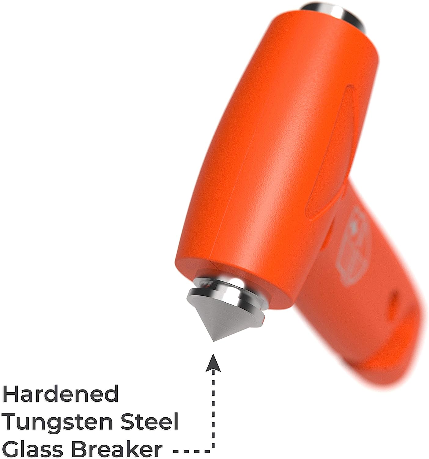 Swiss Safe 5-in-1 Car Safety Hammer, Emergency Escape Tool with Car Window Breaker and Seatbelt Cutter, Orange, 2 Pack