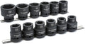 GEARWRENCH 3/4" Drive Standard Impact Metric Socket Set 12 Pc., 6 Point - 84958