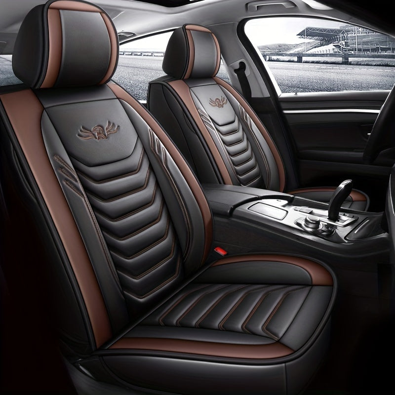 1pc Universal Car Seat Covers PU Leather Seat Covers Cushion Car Seat Protector Mat For Sedan SUV Interior Car Accessories