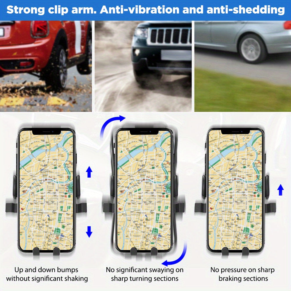 Universal Car Phone Holder Stand, Gravity Dashboard  Mount For  13/12/11 &amp; 4.5-6.7 Smartphones!