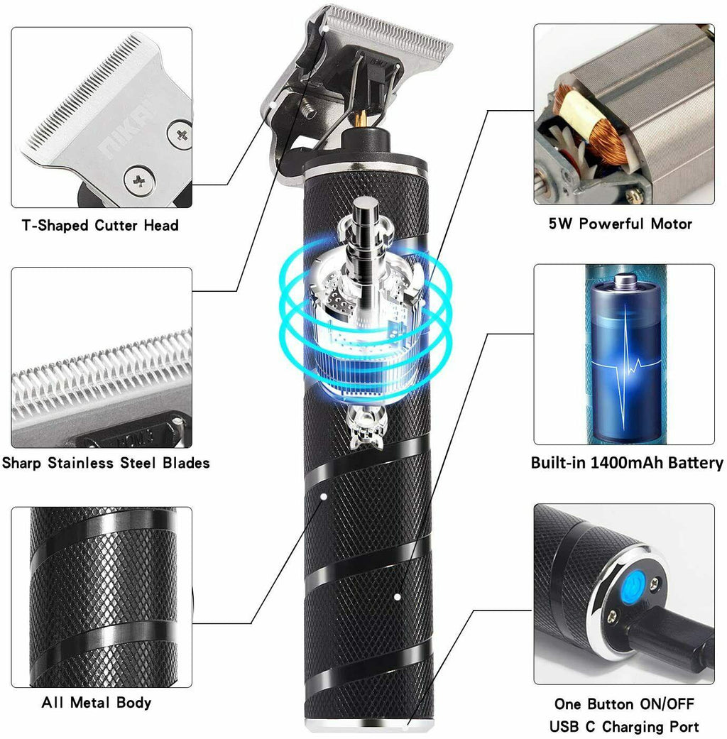 Xnuoyo Electric Hair Clippers, Trimmer Professional Mens Barber Refillable