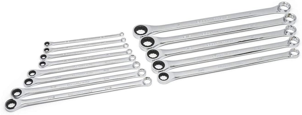 GEARWRENCH 13 Pc. GearBox 12 Pt. XL Double Box Ratcheting Wrench Set, SAE - 85999