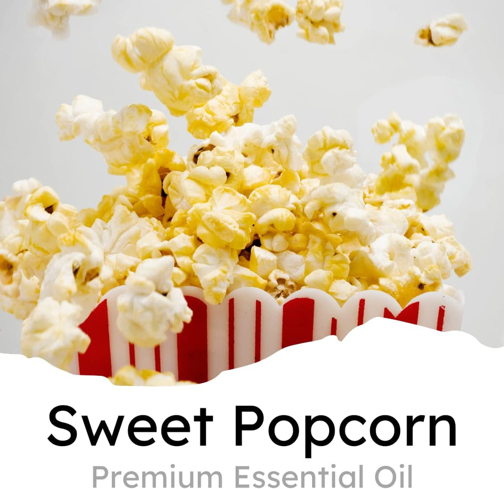 Air Jungles Sweet Popcorn Scent Car Air Freshener Clip, 6 Car Freshener Vent Clips, 4ml Each, Long Lasting Air Freshener for Car, Up to 180 Days Car Refresher