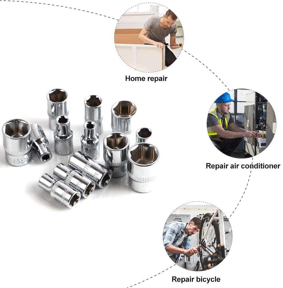 SHYPT 46pcs Wrench Socket Set Hardware Spanner Screwdriver Ratchet Wrench Set Kit Car Repairing Tools Combination Hand Tool Sets
