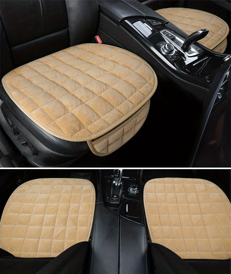 Car Seat Cover Winter Warm Seat Cushion Anti Slip Universal Front Chair Seat Breathable Pad For Vehicle Auto Car Seat Protector