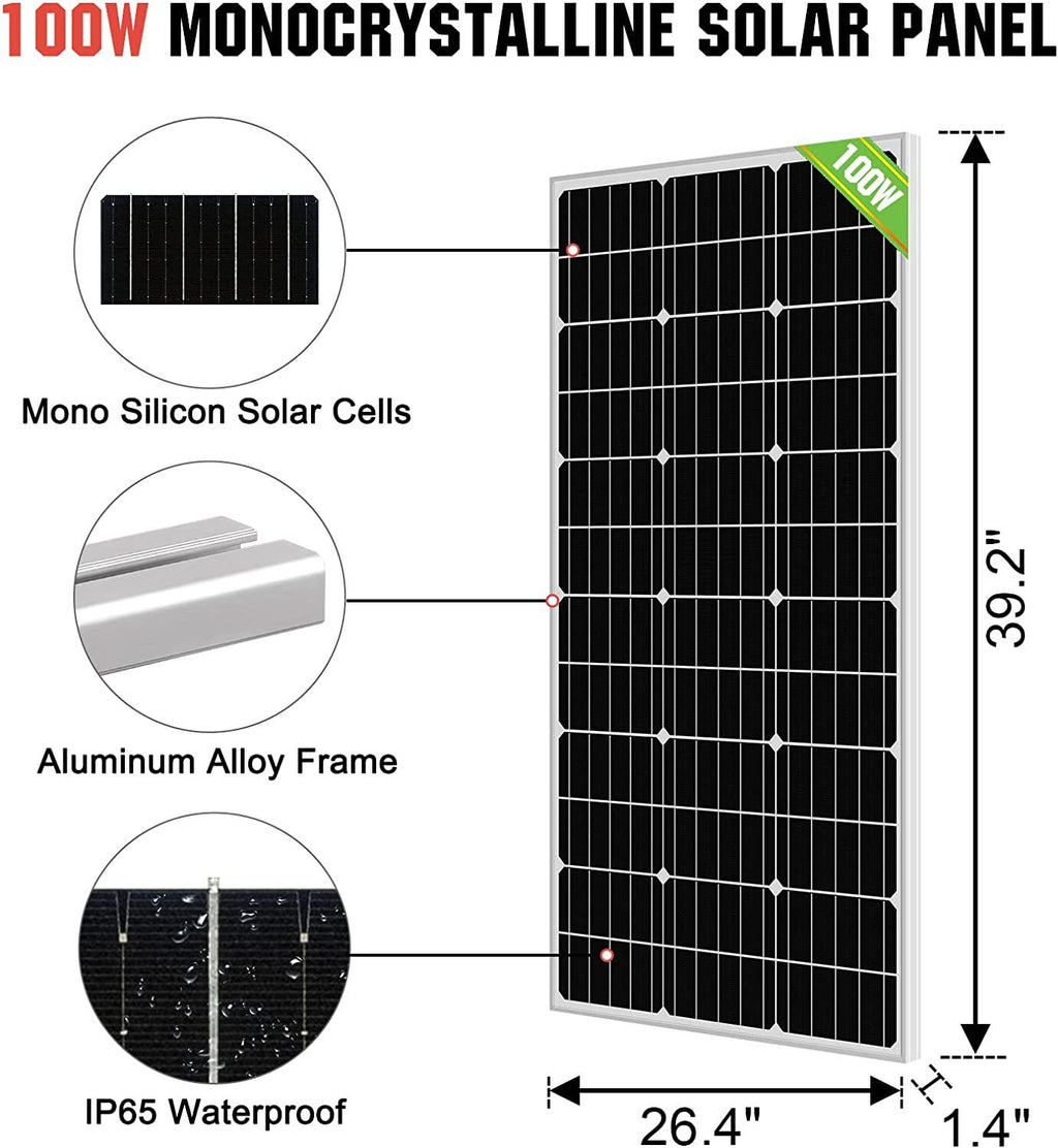ECO-WORTHY Solar Well Pump Kit with Battery Backup, 12V Solar Water Pump + 100W Solar Panel Kit + 10Ah Battery for Well, Irrigation, Filling Water Tank-DELIVERY IN 2 PARCELS