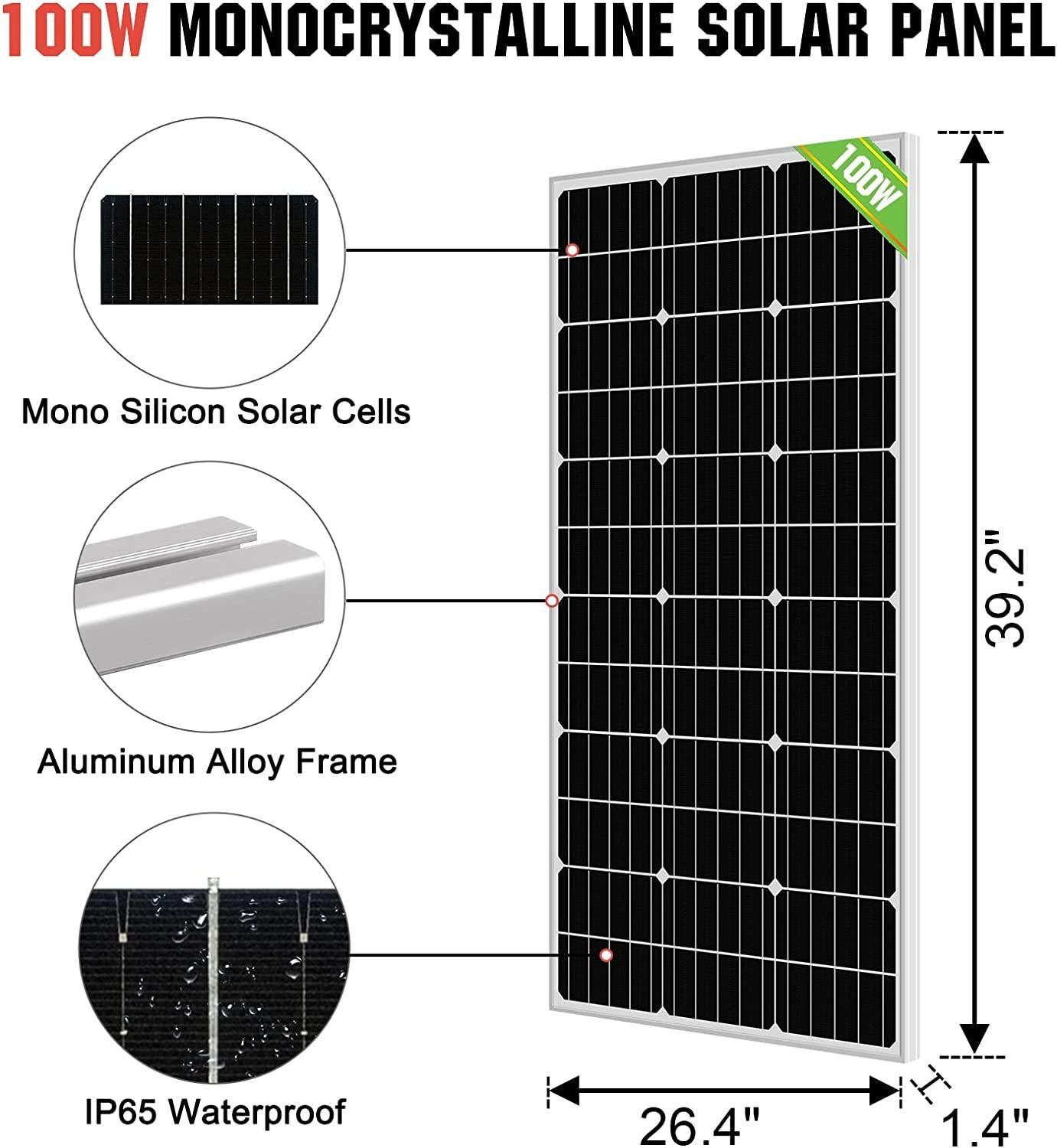 ECO-WORTHY Solar Well Pump Kit with Battery Backup, 12V Solar Water Pump + 100W Solar Panel Kit + 10Ah Battery for Well, Irrigation, Filling Water Tank-DELIVERY IN 2 PARCELS
