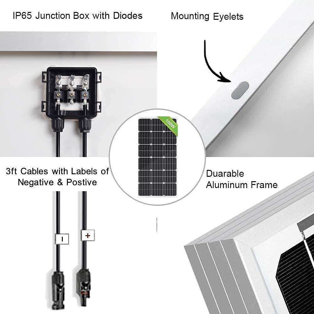 ECO-WORTHY Solar Well Pump Kit with Battery Backup, 12V Solar Water Pump + 100W Solar Panel Kit + 10Ah Battery for Well, Irrigation, Filling Water Tank-DELIVERY IN 2 PARCELS