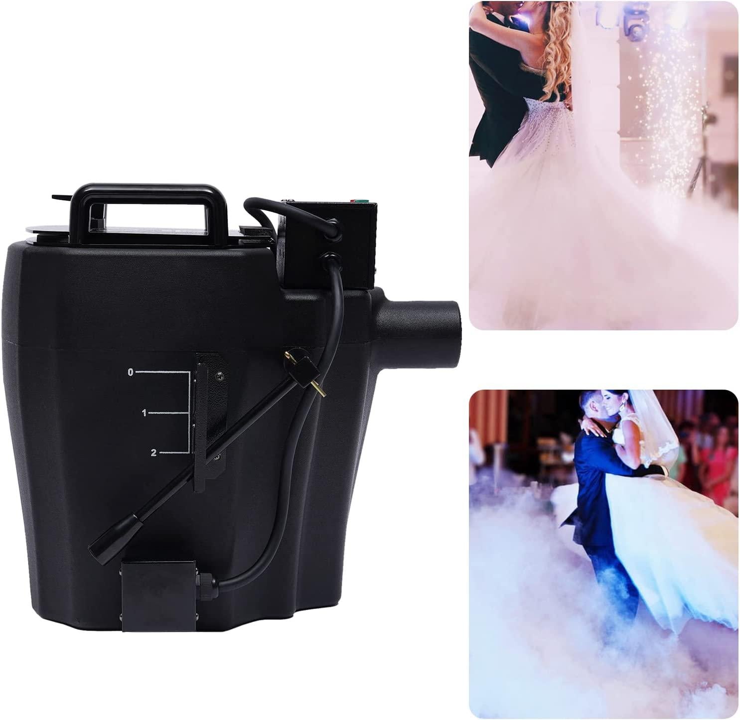 Miumaeov Dry Ice Machine Low Fog Smoke Machine 3500W StaAtmospheric Effects Machines