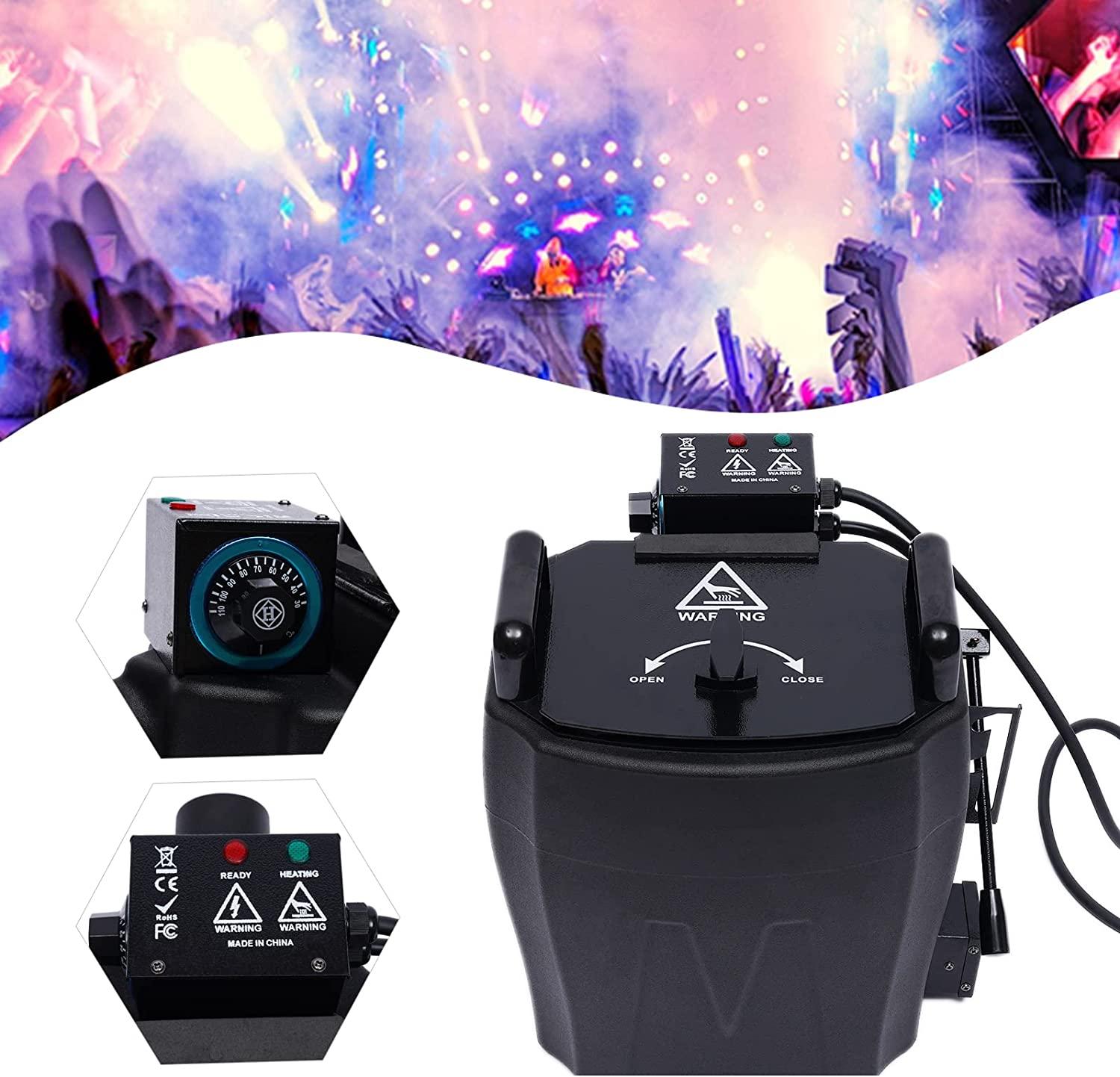 Miumaeov Dry Ice Machine Low Fog Smoke Machine 3500W StaAtmospheric Effects Machines