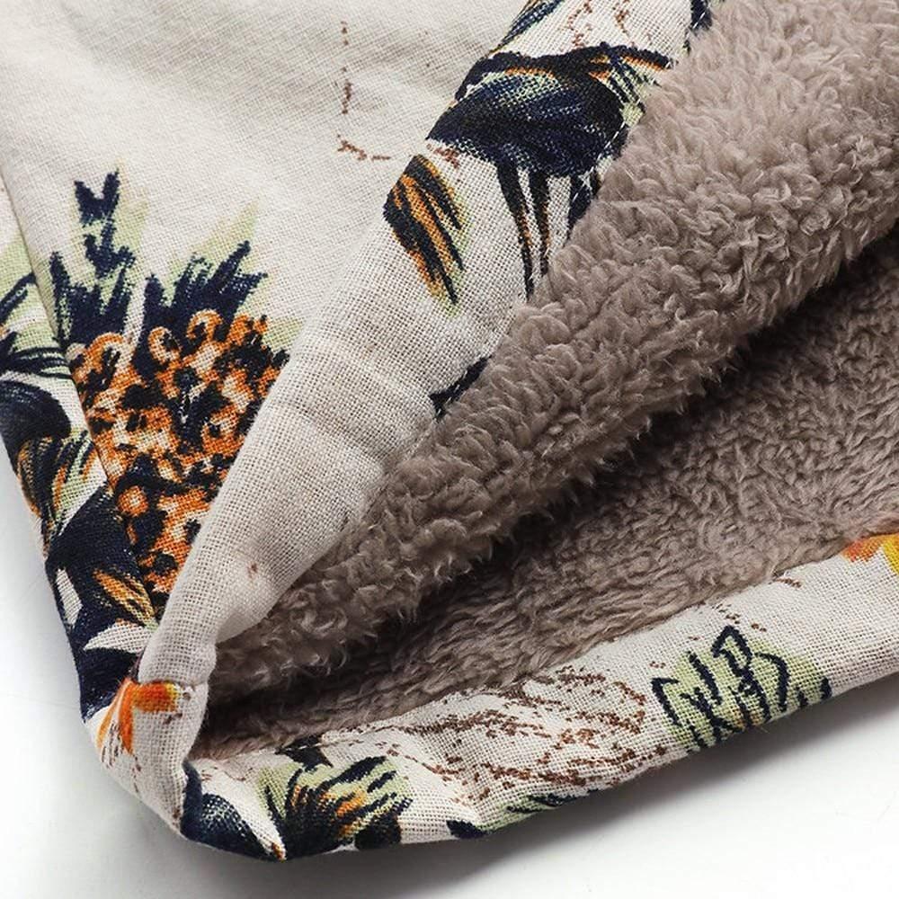 hooded vintage floral jacket