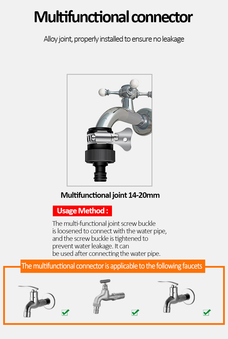 Car Wash Brush Cleaning Kit 360° Spin Car Mop Microfiber Car Cleaning Brush Detachable Extendable Scrub Brush Garden Hose Spray Nozzle Spray Gun