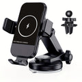 Wireless Car Charger, 15W Qi Fast Charging Auto Clamping Car Charger Phone Mount, Dashboard Air Vent Phone Holder, For  14/13/12/11/X, For Samsung For Galaxy S22+/S21/S10/Note 20