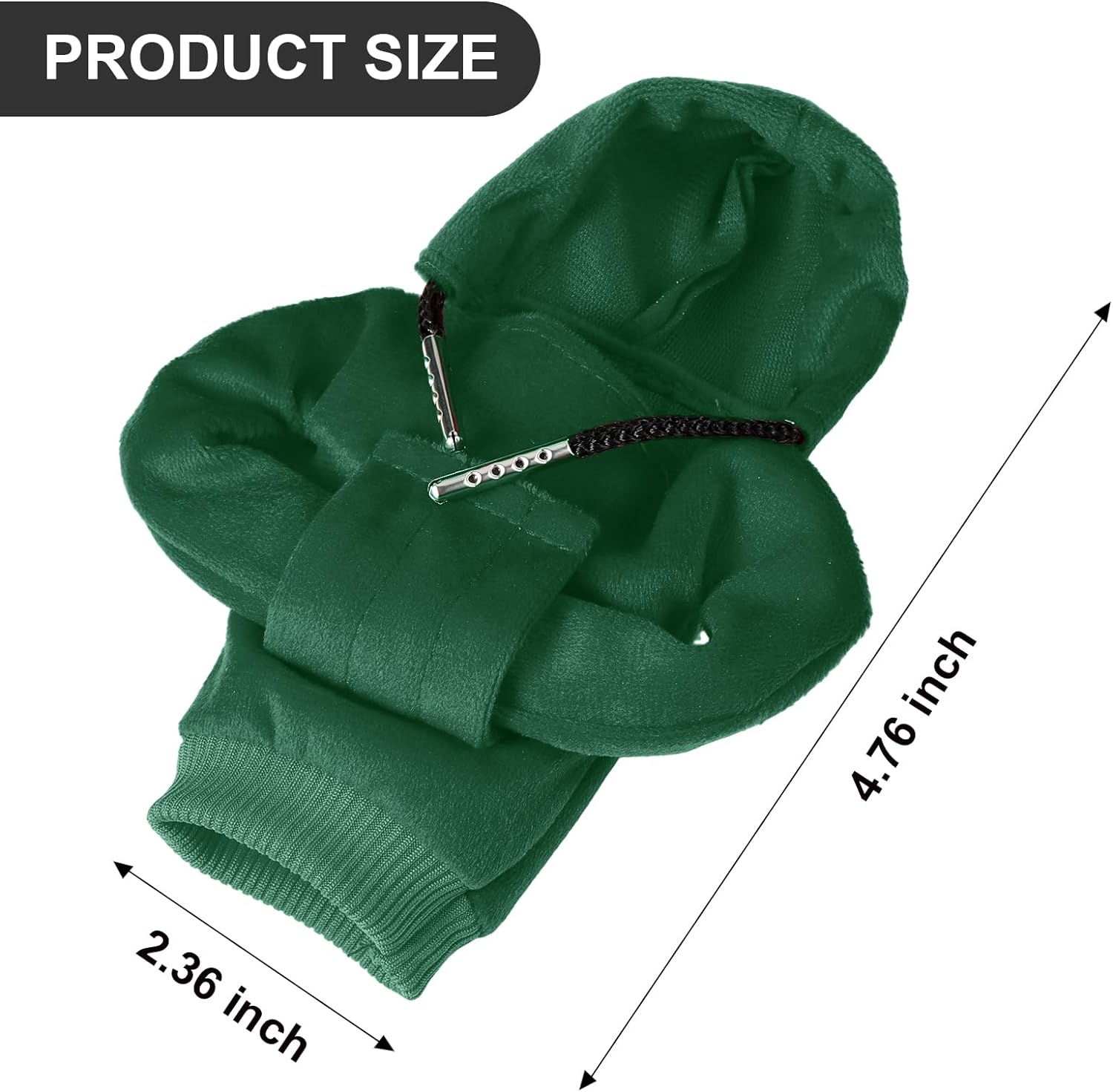 ZHSMS Gear Shift Cover, Universal Shift Knob Cover, Funny Sweater Hoodie for Gearshift, 4.7 Inch Car Shifter Stick Protector Decoration(Army Green)