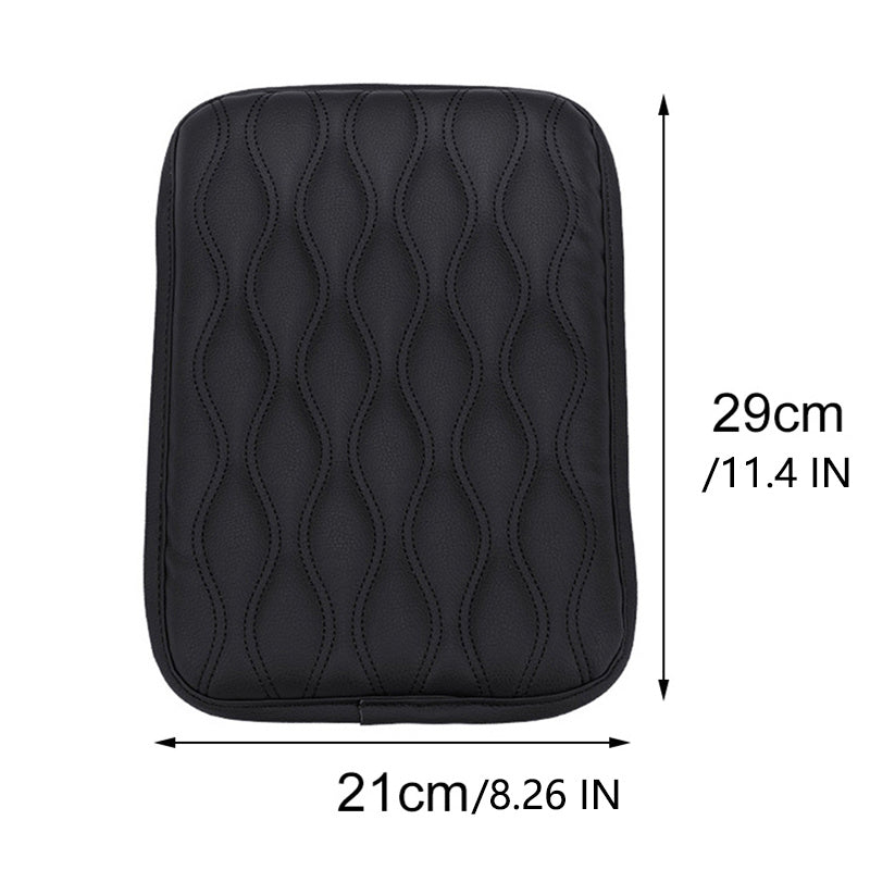 1PC Leather Car Armrest Mat, Universal Interior Auto Armrests StoraBox Mats Dust-proof Cushion Cover Armrest Waterproof Protector