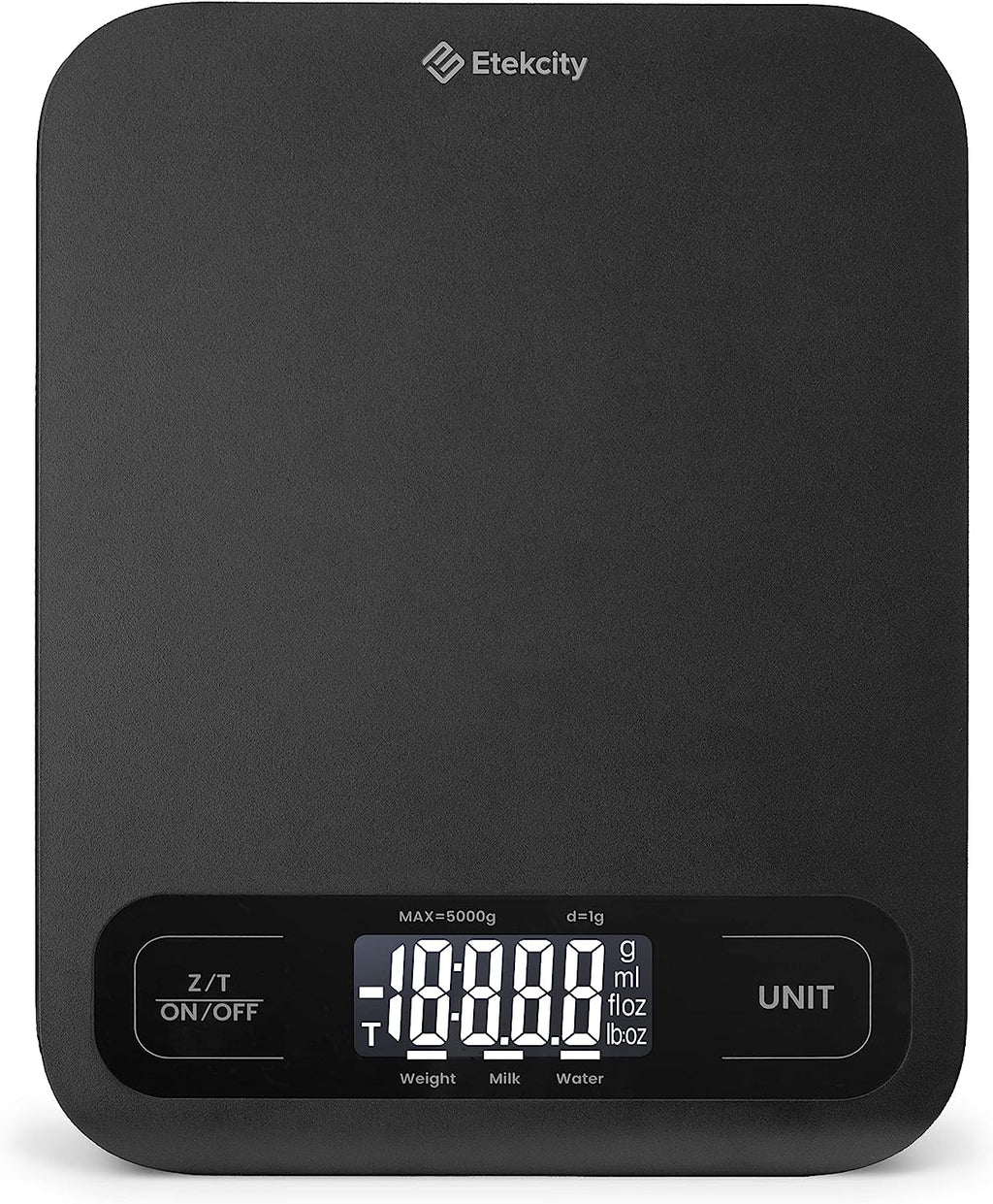 Etekcity Food Kitchen Scale, Digital Grams and Ounces for Weight Loss, Baking, Cooking, Keto and Meal Prep, Large, Black