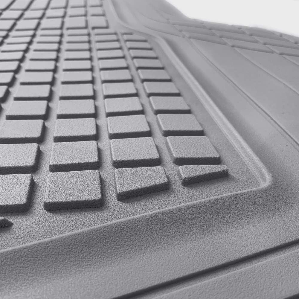 Motor Trend Premium FlexTough All-Protection Cargo Liner Trunk Mat - w/Traction Grips &amp; Fresh , Heavy Duty Trimmable Trunk Liner for Car Truck SUV, Gray, Size: 54" L x 37" W