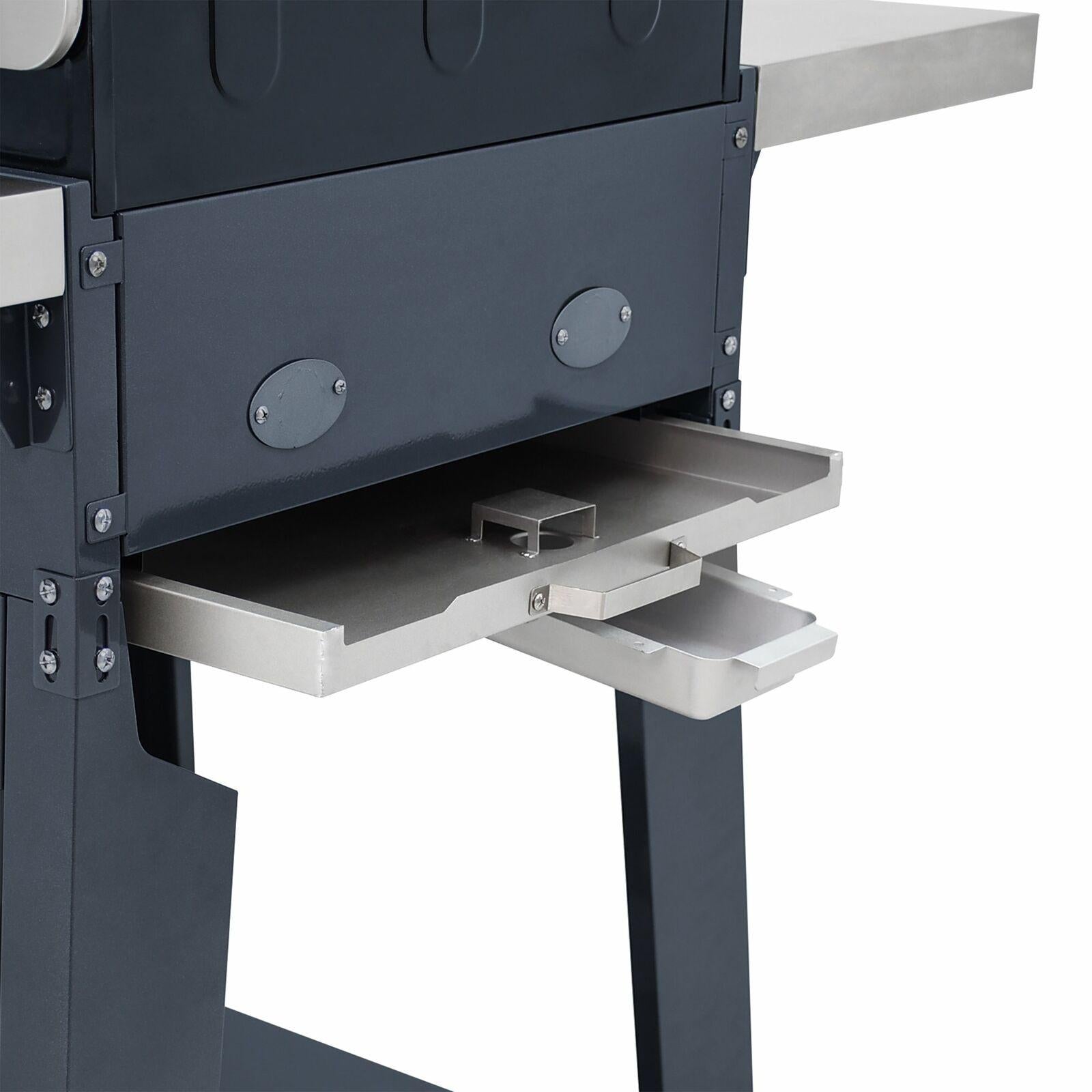 2 Burner BBQ Gas Grill Barbeque Outdoor Coo Side Tables