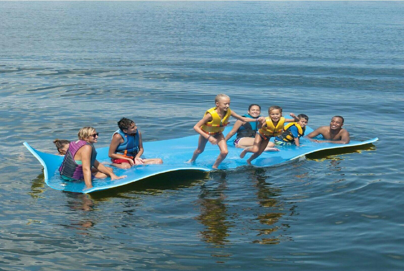 Layer Floating Oasis Water Pad 15 x 6 Water Sports Mat Float Island Utility Mats