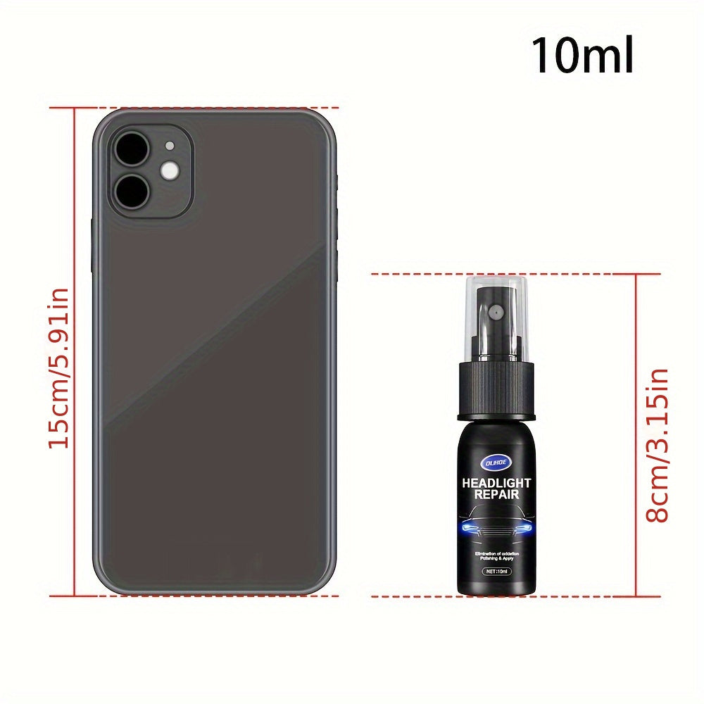 Car Headlight Polishing Agent, Scratch Remover Repair Fluid Headlight Renewal Polish And Maintenance Liquid Kit Auto Accessories