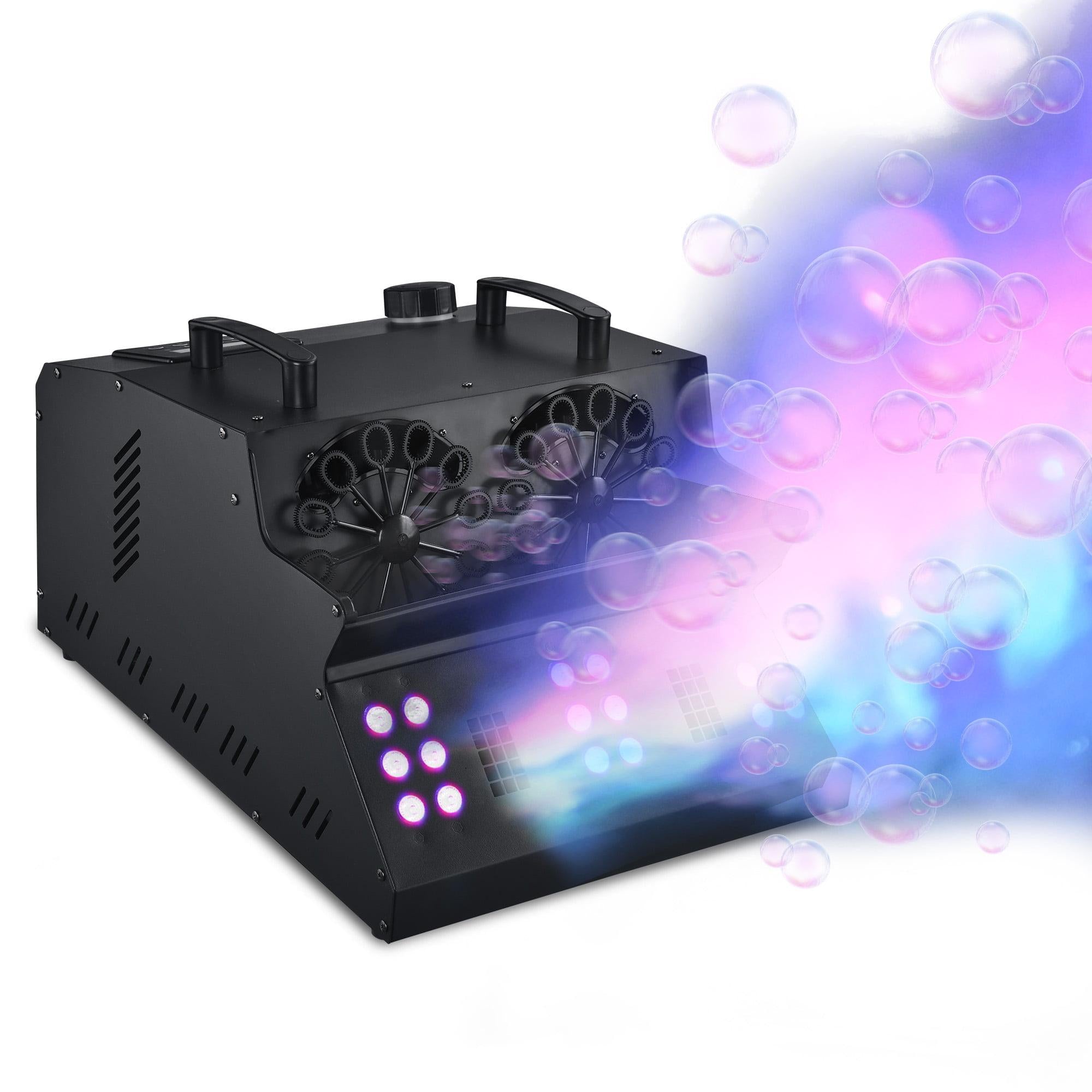 Yescom 3in1 LED Fog Bubble Machine DMX Remote Control Music Festival Stage