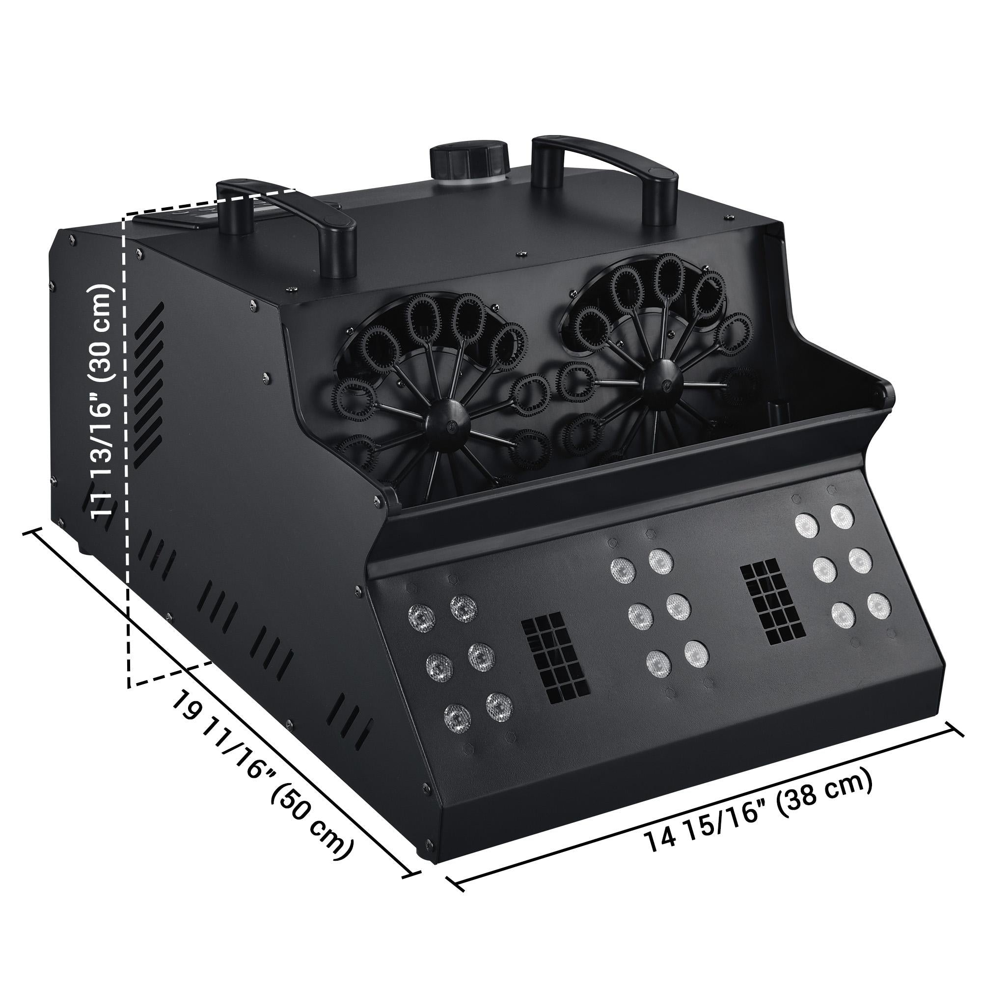 Yescom 3in1 LED Fog Bubble Machine DMX Remote Control Music Festival Stage