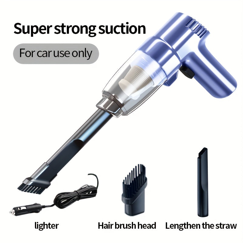 Car Mounted Vacuum Cleaner, Super Strong, High-power, High Suction, Dry And Wet Dual-purpose Sedan, Small, Mini, Handheld, Multifunctional, Portable