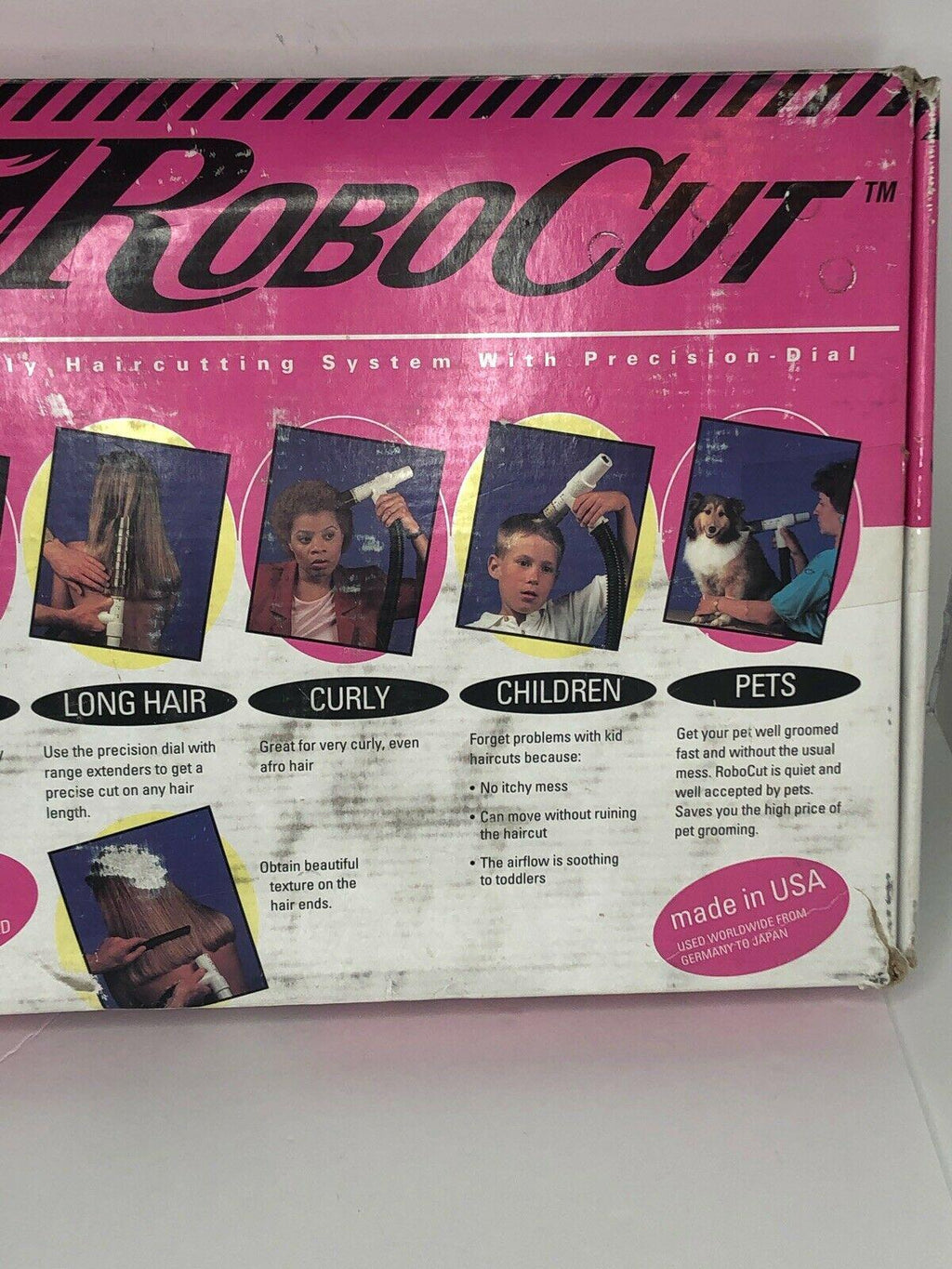 VTG RoboCut Family Hair Haircutting System Complete Original Box Pet Groomer USA