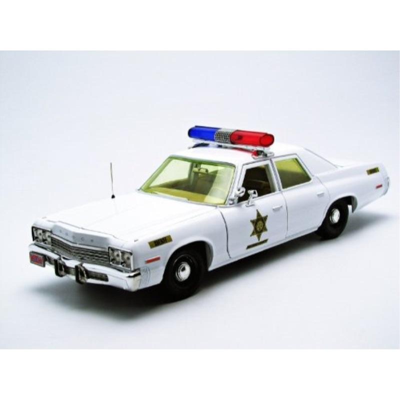 Dukes of Hazzard Roscoe's Sheriff Police Car 1:18 Scale Diecast Car