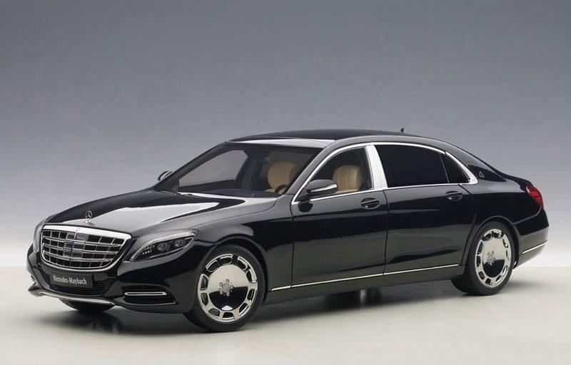 Mercedes Maybach S Class S600 Black 1/18 Model Car by Autoart