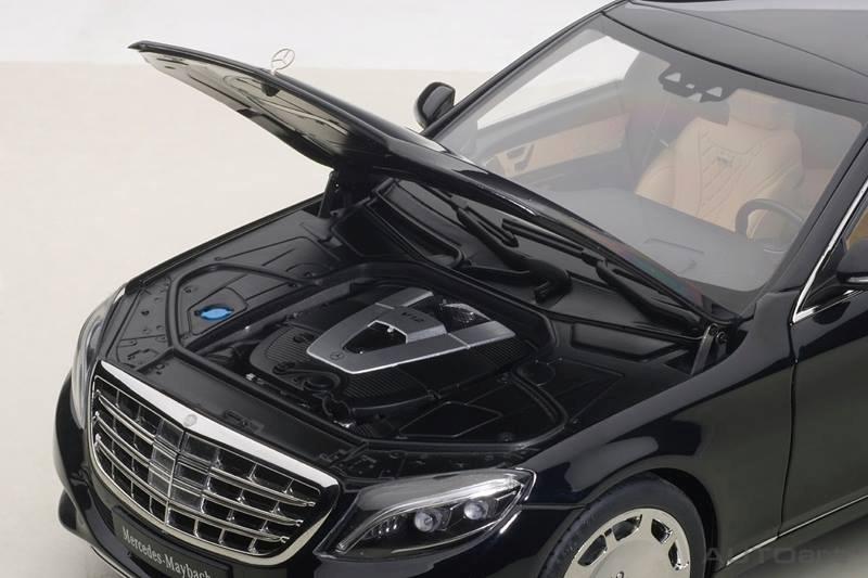 Mercedes Maybach S Class S600 Black 1/18 Model Car by Autoart