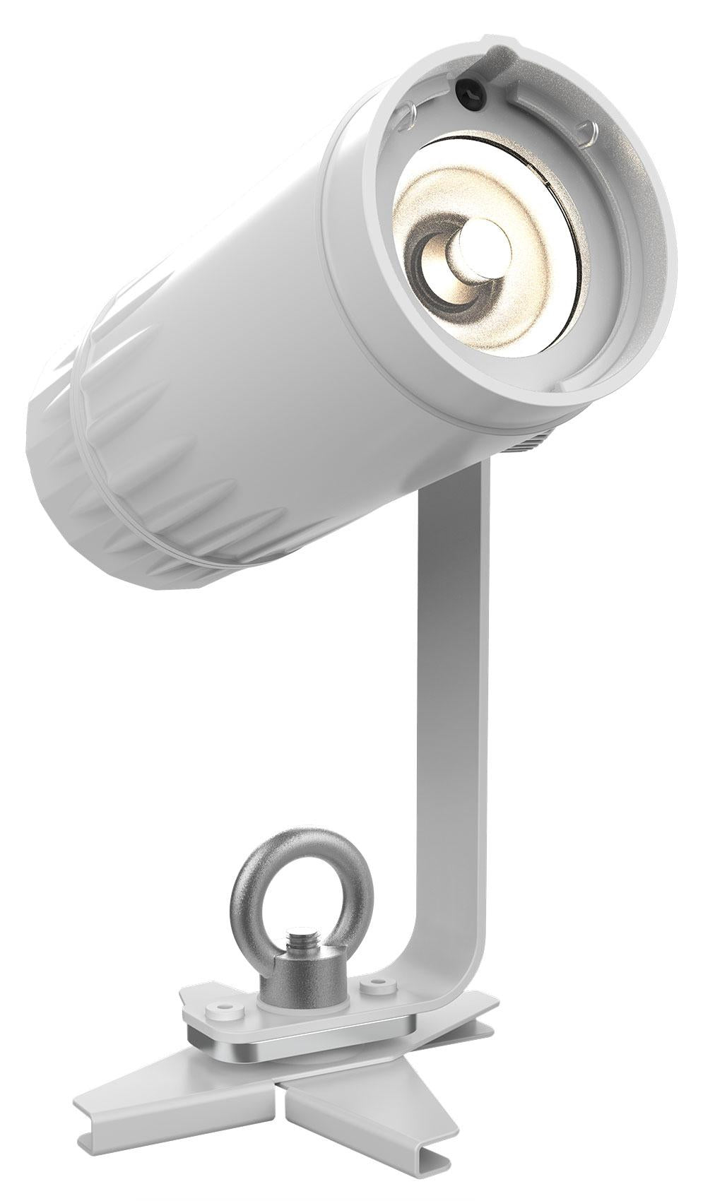 Chauvet DJ Ezpin Pack 4 EZpin Pin Spot Light Fixtures+IRC-6 Remote+Case+Fogger
