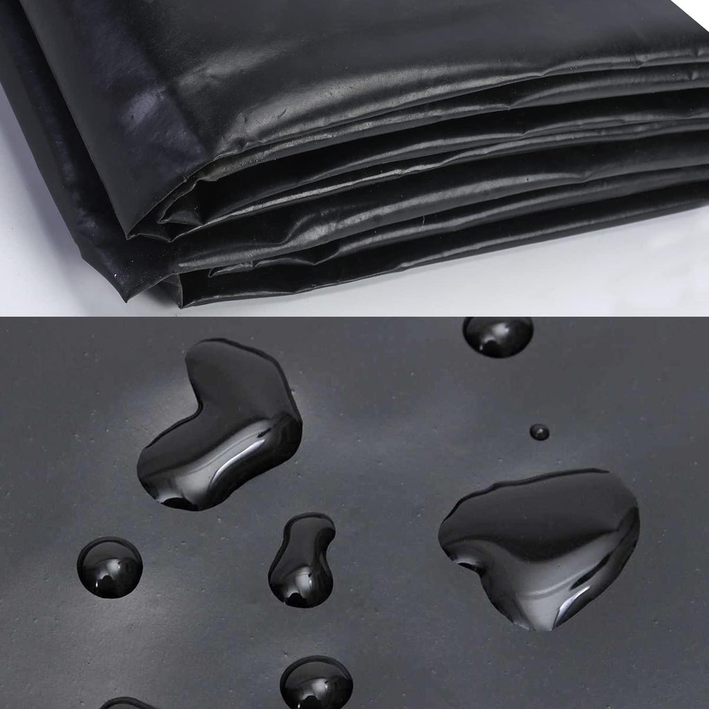 Nisorpa Pond Liner 40 Mil 13 x 16 Feet Fish Safe Pond Fountain Liner PRO Grade HDPE Fish Pond Liner Pond Skins for Fish Ponds Water Gardens Fountain Koi Ponds Easy Cutting Heat & Aging Resistant