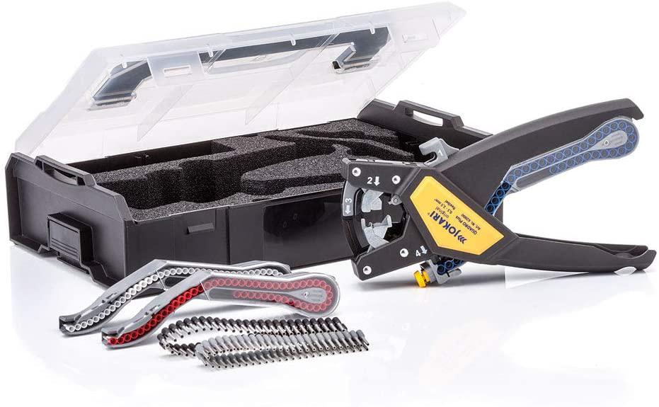 JOKARI QUADRO PLUS Set (Part 62000) Ratcheting Multi-Function Tool for Cutting, Stripping, Twisting &amp; Crimping Wire
