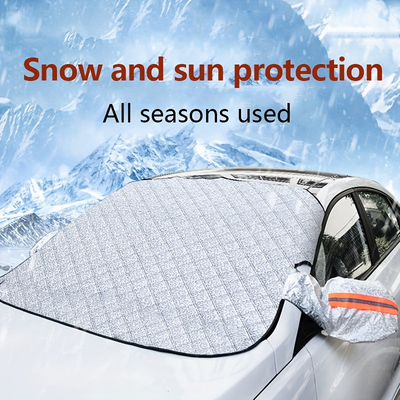 Protect Your Car from All Weather Conditions with this Waterproof, UV &amp; Snow Resistant Cover + -in Magnetic Suction!