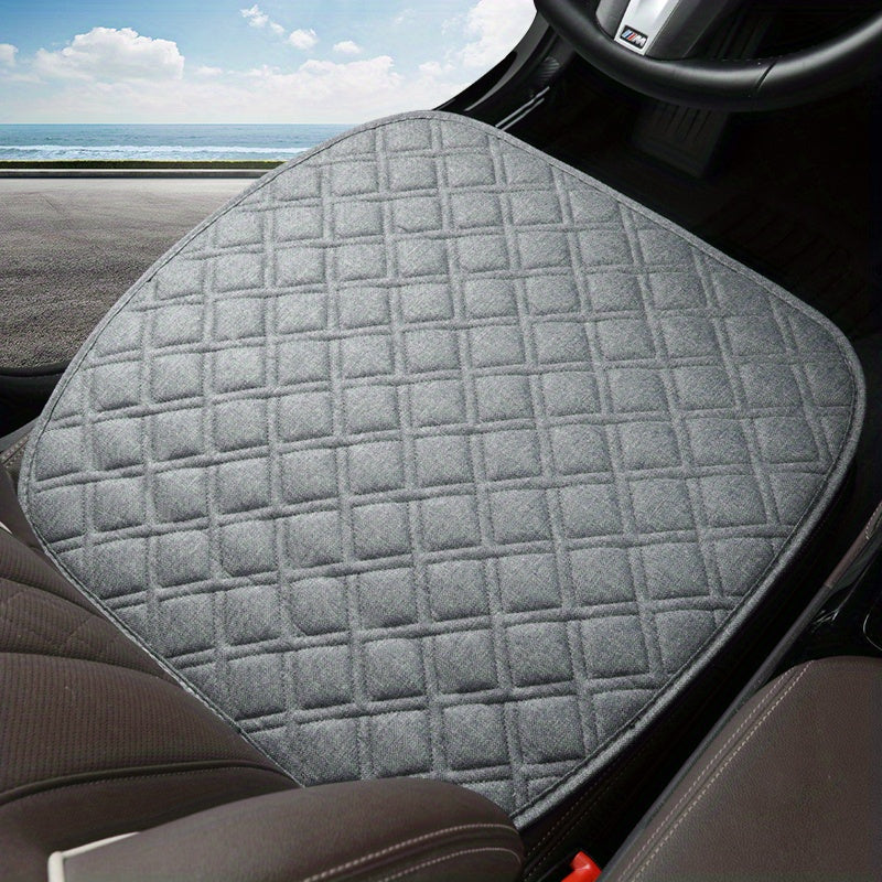 1pc Seat Cover For Car, Car Front Or Rear Seat Protector, Universal Seat Cushion For Most Car, Vehicles, SUVs And More, Soft Comfort, Car Accessories