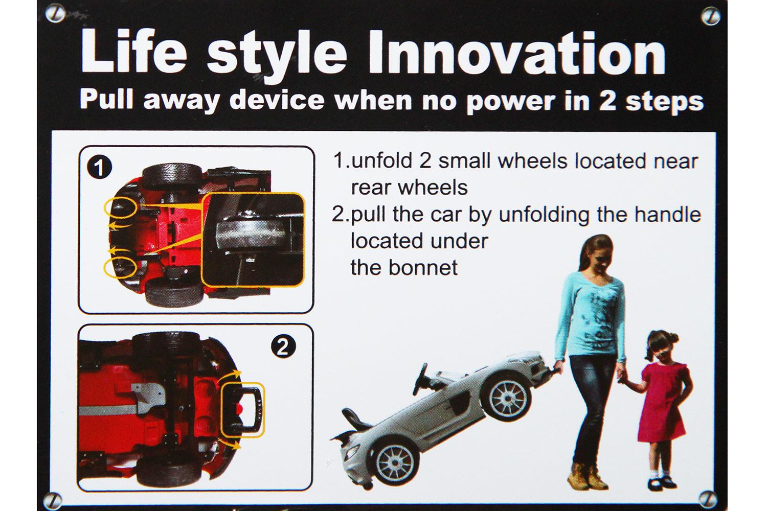 Mercedes SLS AMG Final Edition 12V Kids Ride-On Car with Parental Remote | Cherry Red