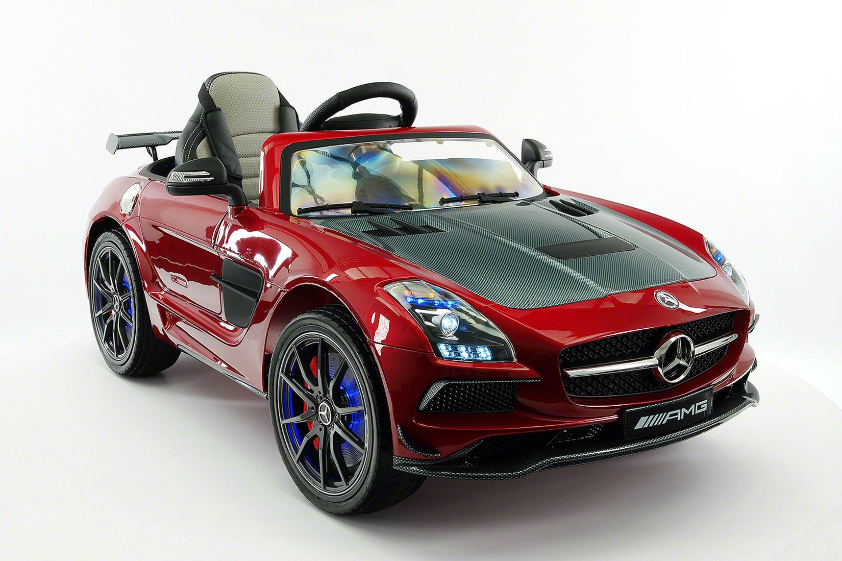 Mercedes SLS AMG Final Edition 12V Kids Ride-On Car with Parental Remote | Cherry Red