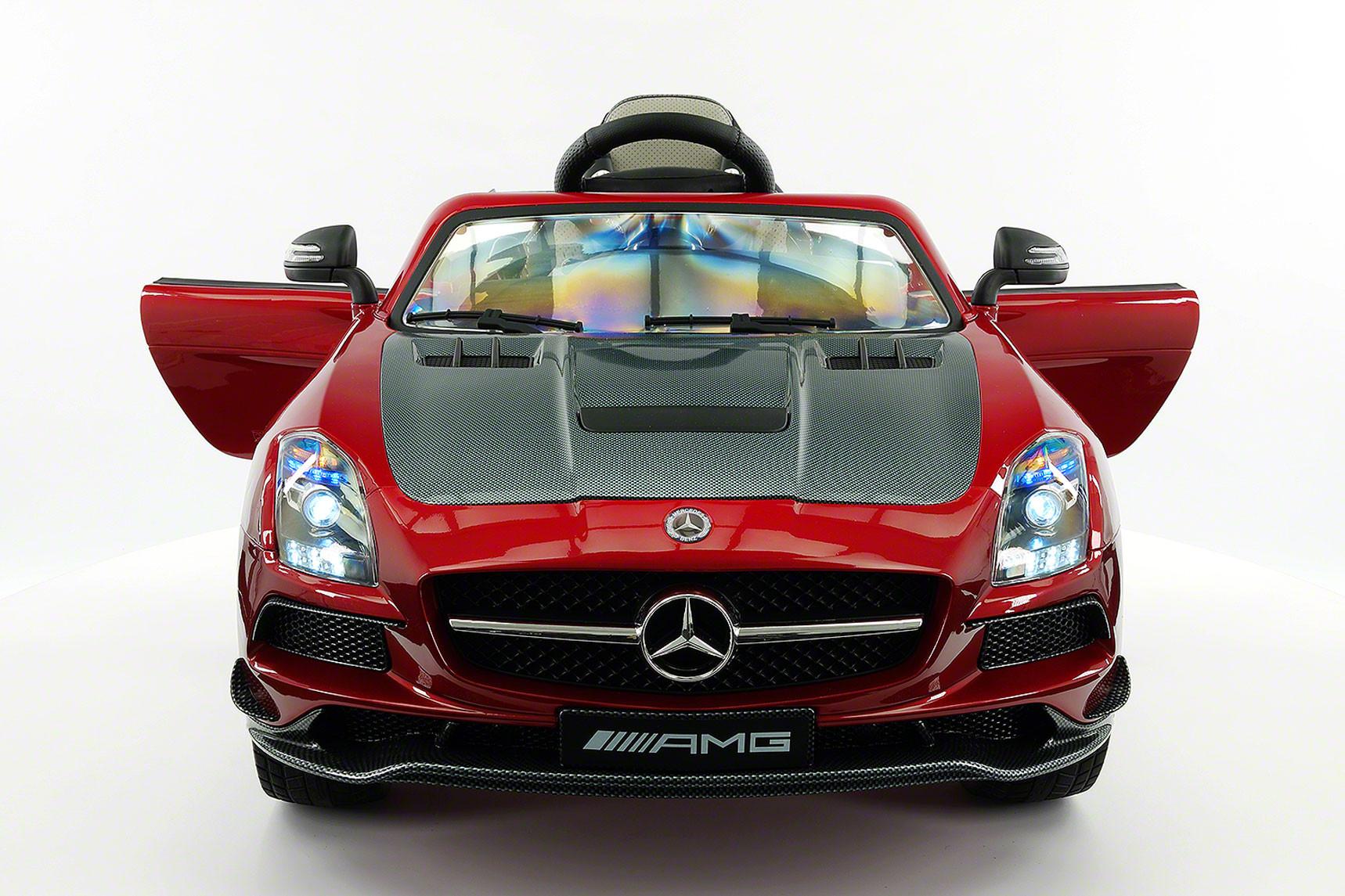 Mercedes SLS AMG Final Edition 12V Kids Ride-On Car with Parental Remote | Cherry Red