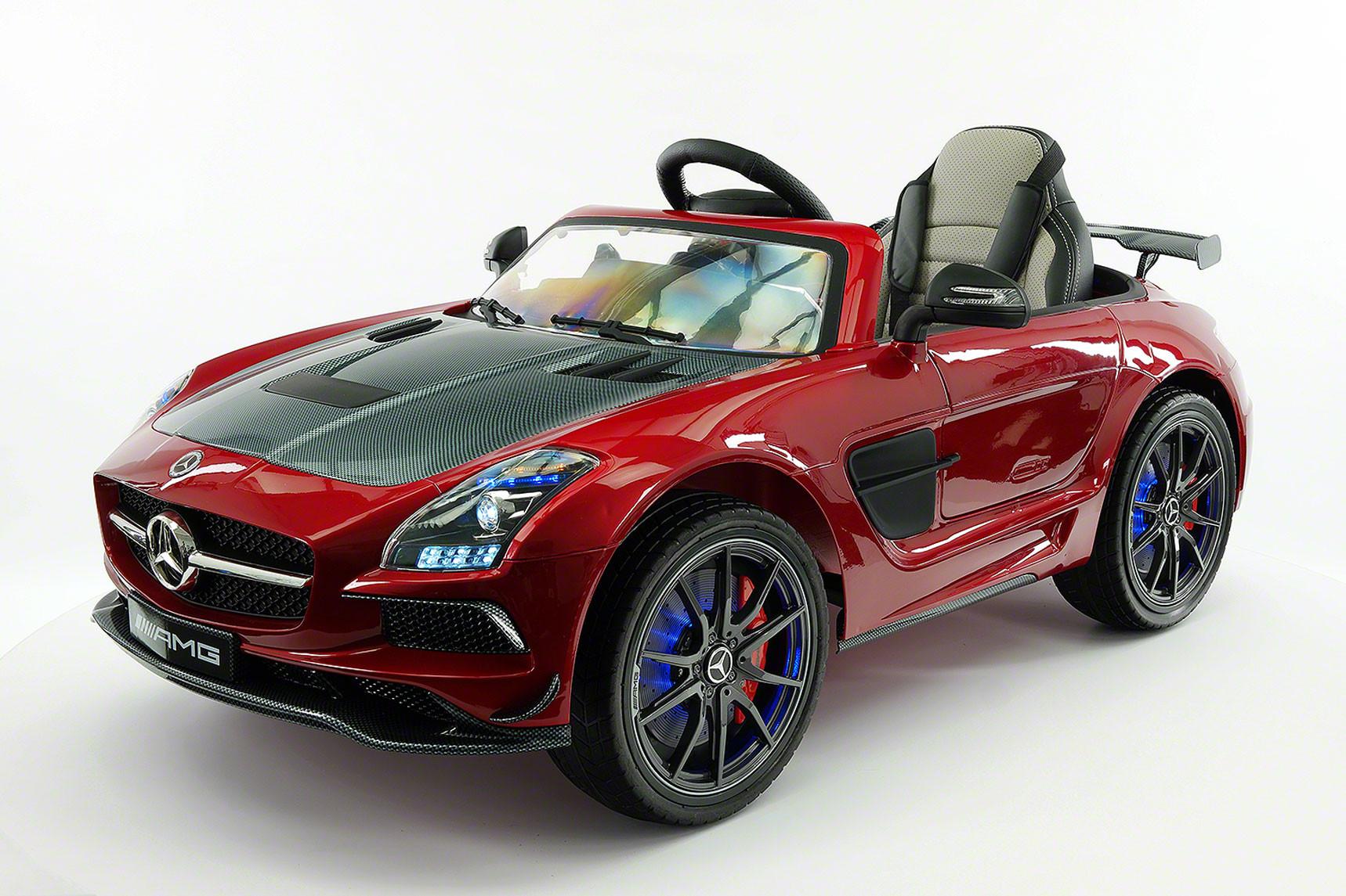 Mercedes SLS AMG Final Edition 12V Kids Ride-On Car with Parental Remote | Cherry Red