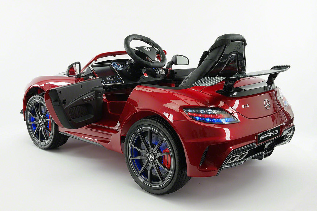 Mercedes SLS AMG Final Edition 12V Kids Ride-On Car with Parental Remote | Cherry Red